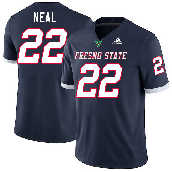 Fresno State Bulldogs #22 Lorenzo Neal College Football Jerseys,Uniforms-Navy